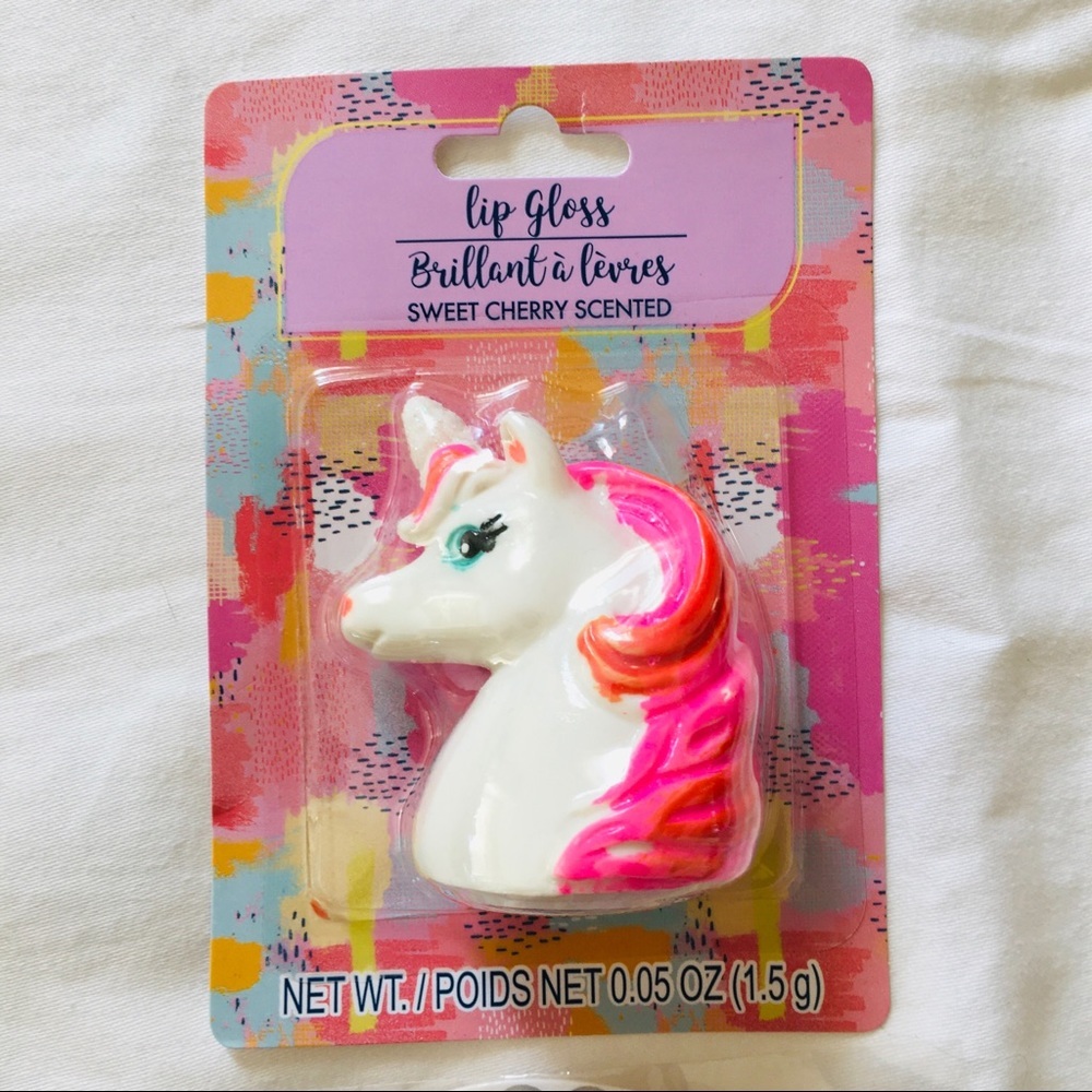 NWT MERMAID ZIP CASE , BANK , UNICORN PENS LIP GLOSS! - Picture 6 of 16